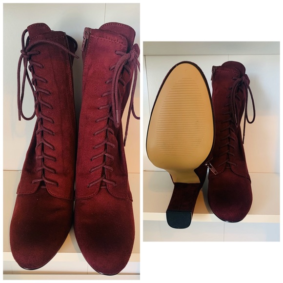 Steve Madden Shoes - Burgundy Boots NWOT